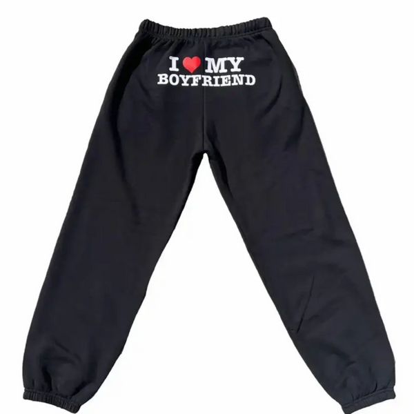 I Love My Boyfriend Joggers