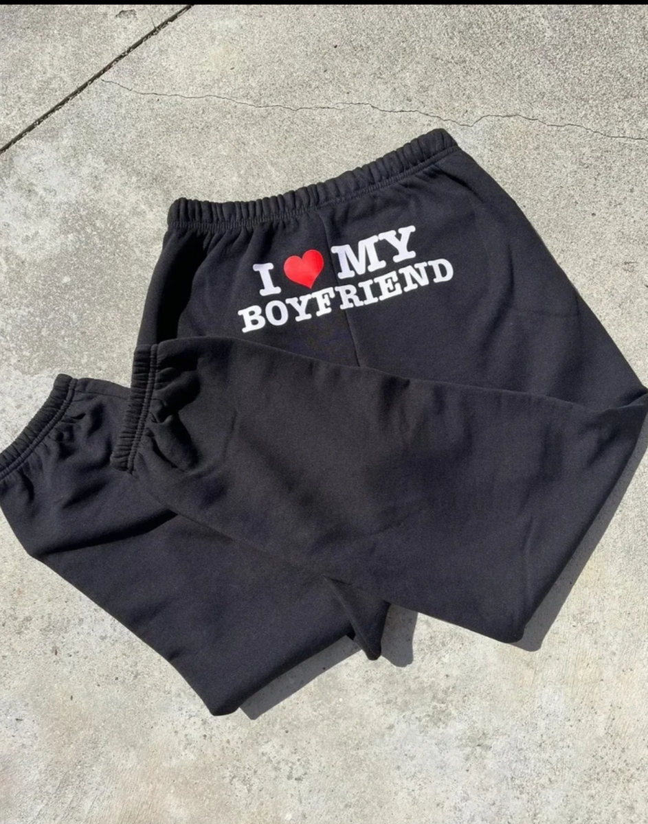 I Love My Boyfriend Joggers