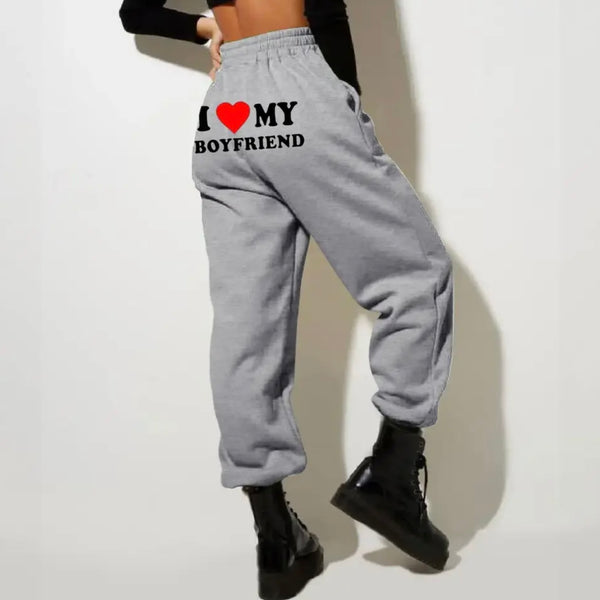 I Love My Boyfriend Joggers