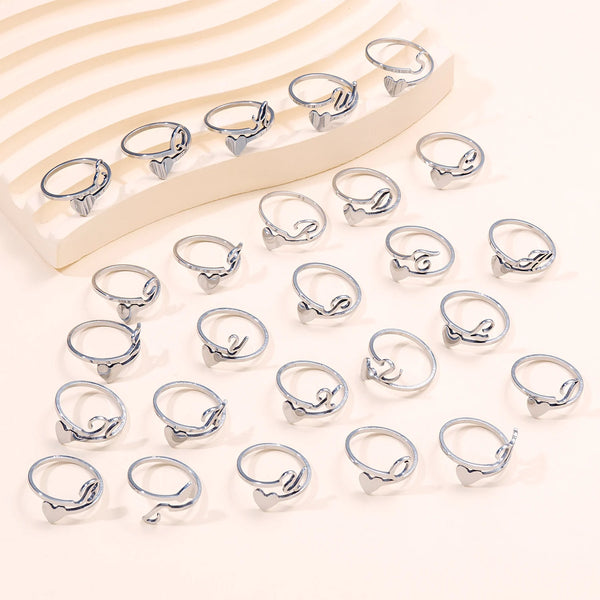 Enchanting Silver Symphony Rings