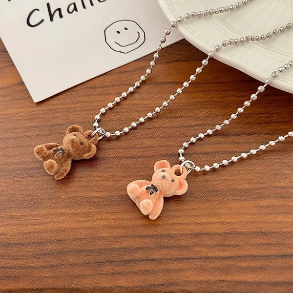 Cute Bear Pendant Necklace