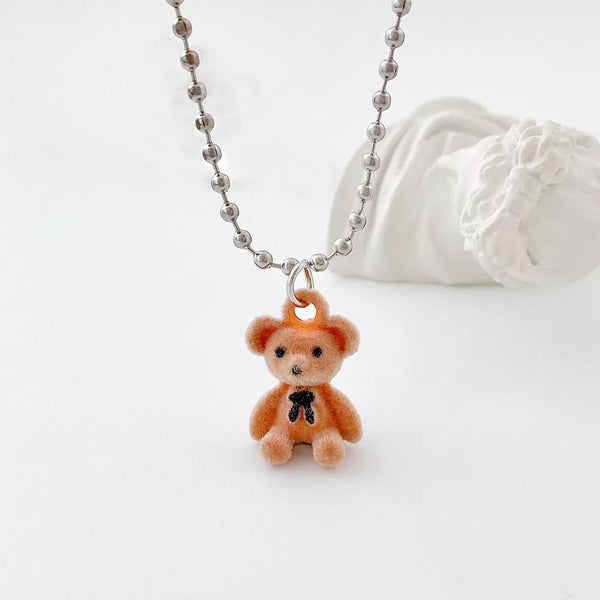 Cute Bear Pendant Necklace