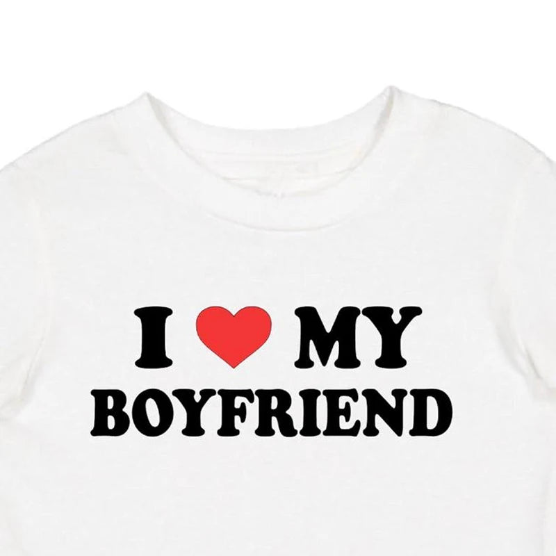 I LOVE MY BOYFRIEND Women T Shirt