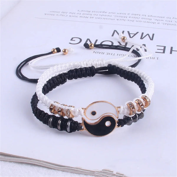 Yin Yang Adjustable Bracelet