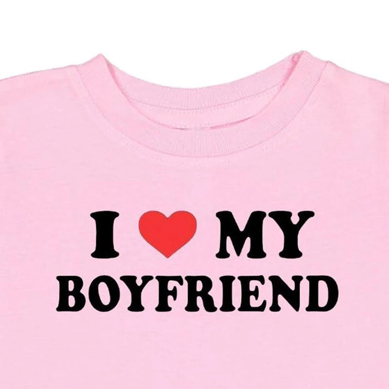 I LOVE MY BOYFRIEND Women T Shirt