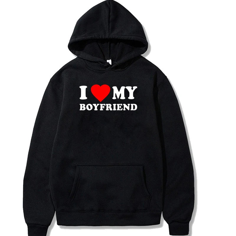 I Love My Girlfriend/Boyfriend Hoodie